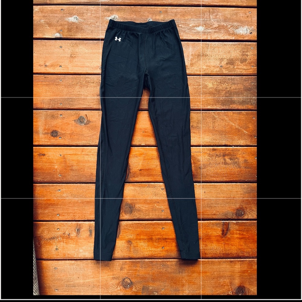 Women’s Under Armor (UA) HeatGear No-Slip Waistband Full-Length Leggings Size S